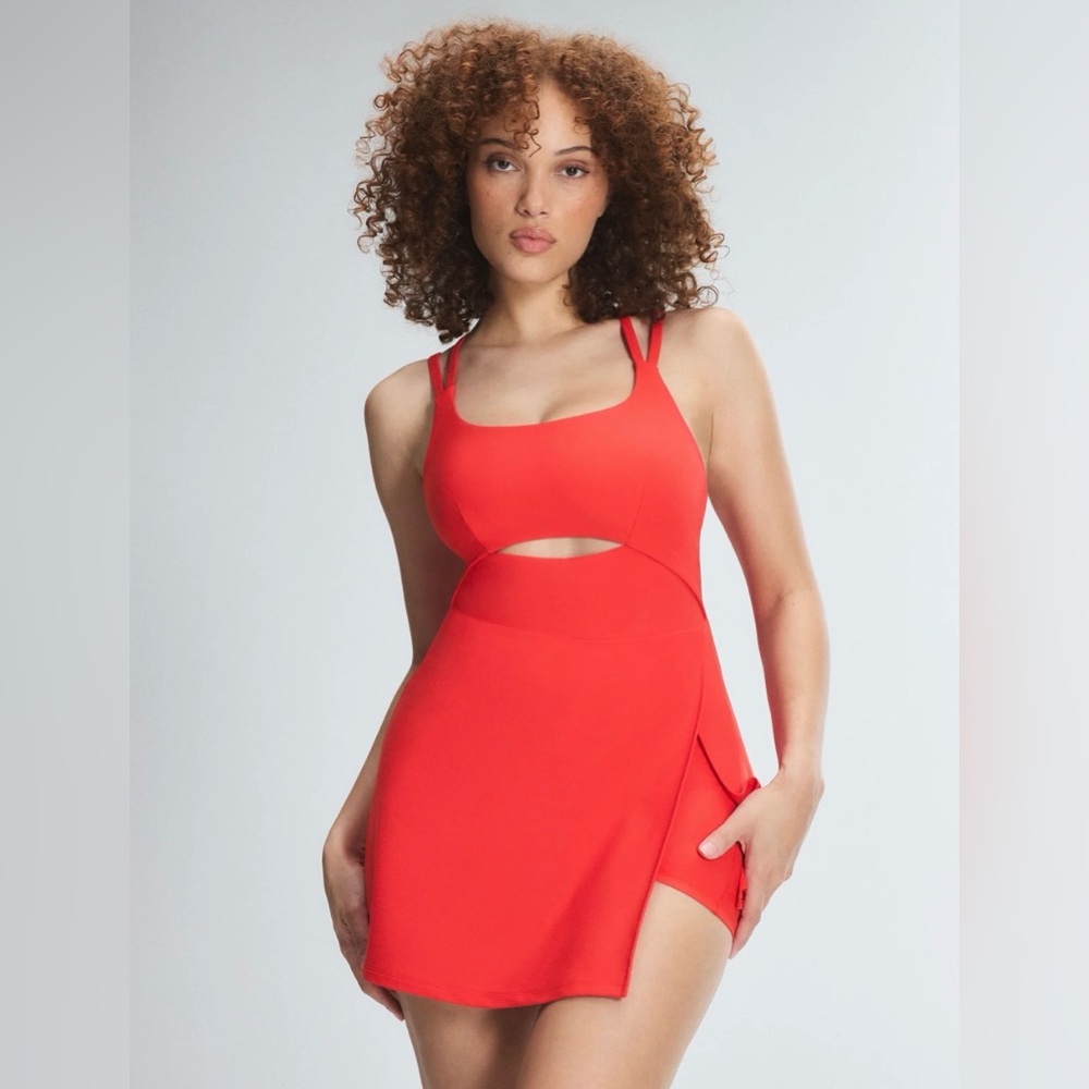 Savage X Fenty Vibrant Red Mini Dress with Shorts Underneath SOLD OUT!